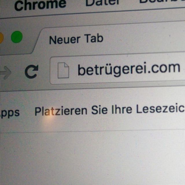 Internet / Betrug - Betrüger online (betrüger.com) (Symbolfoto) © Roland Vidmar