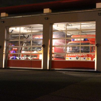 Feuer / Feuerwehrautos in der Garage (Seekirchen) © Roland Vidmar
